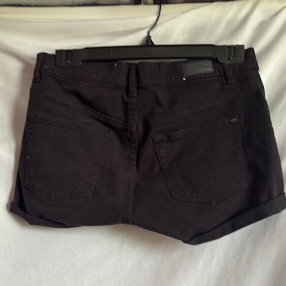 Garage Black Jean Shorts SM399 - Picture 2 of 4